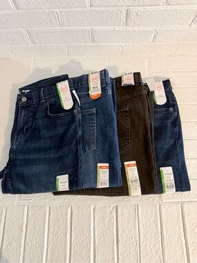 wonder nation Kids Straight Jeans - Dark Blue, Black, Medium Blue